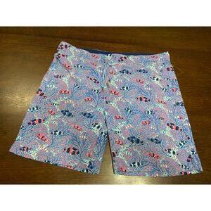 Peter Millar Seaside Collection Swim Trunks Men Medium Bathing Suit Preppy Beach